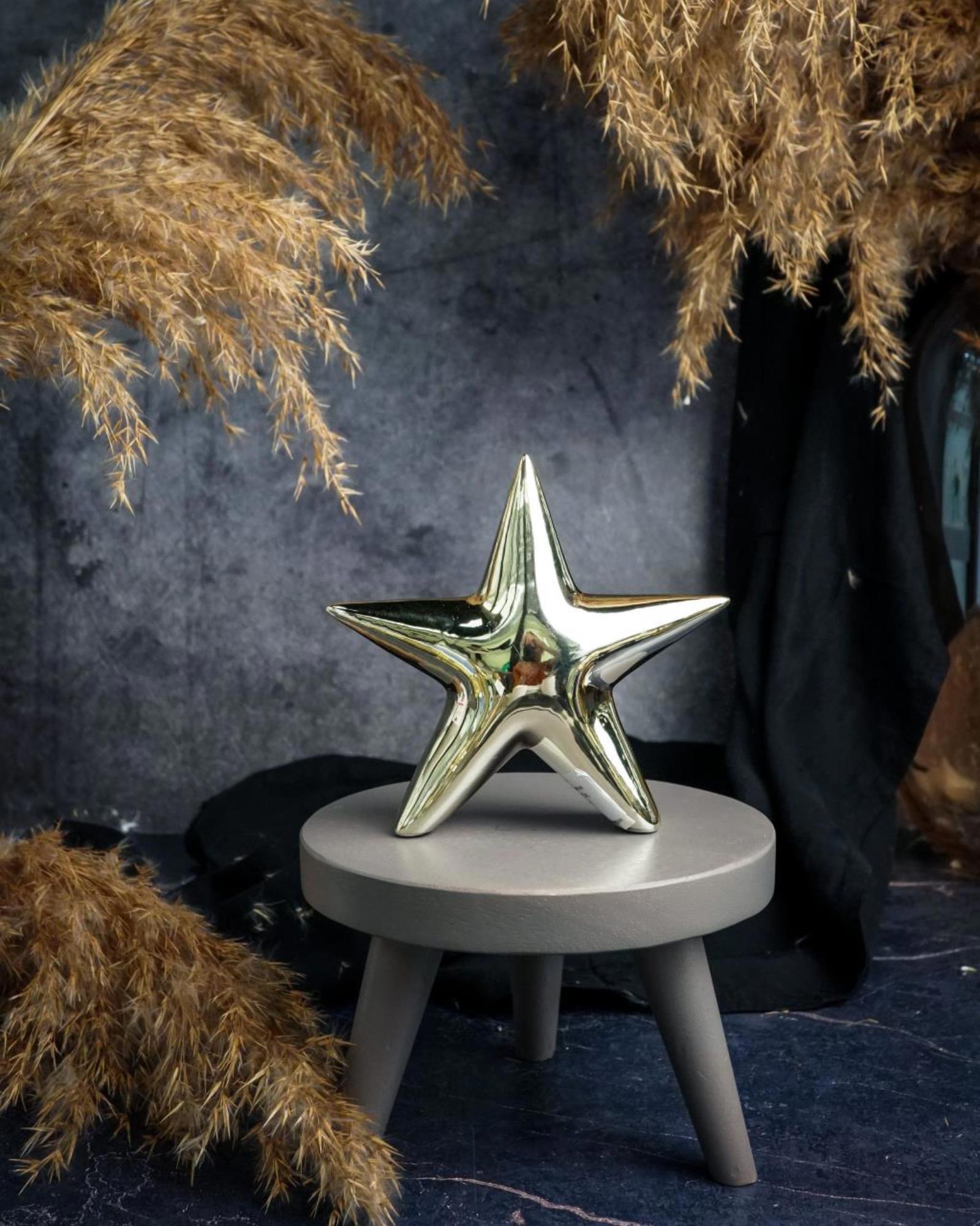 Изображение товара Статуэтка Cosy & Trendy "Звезда" 13x4x4 см бронзовая, керамика