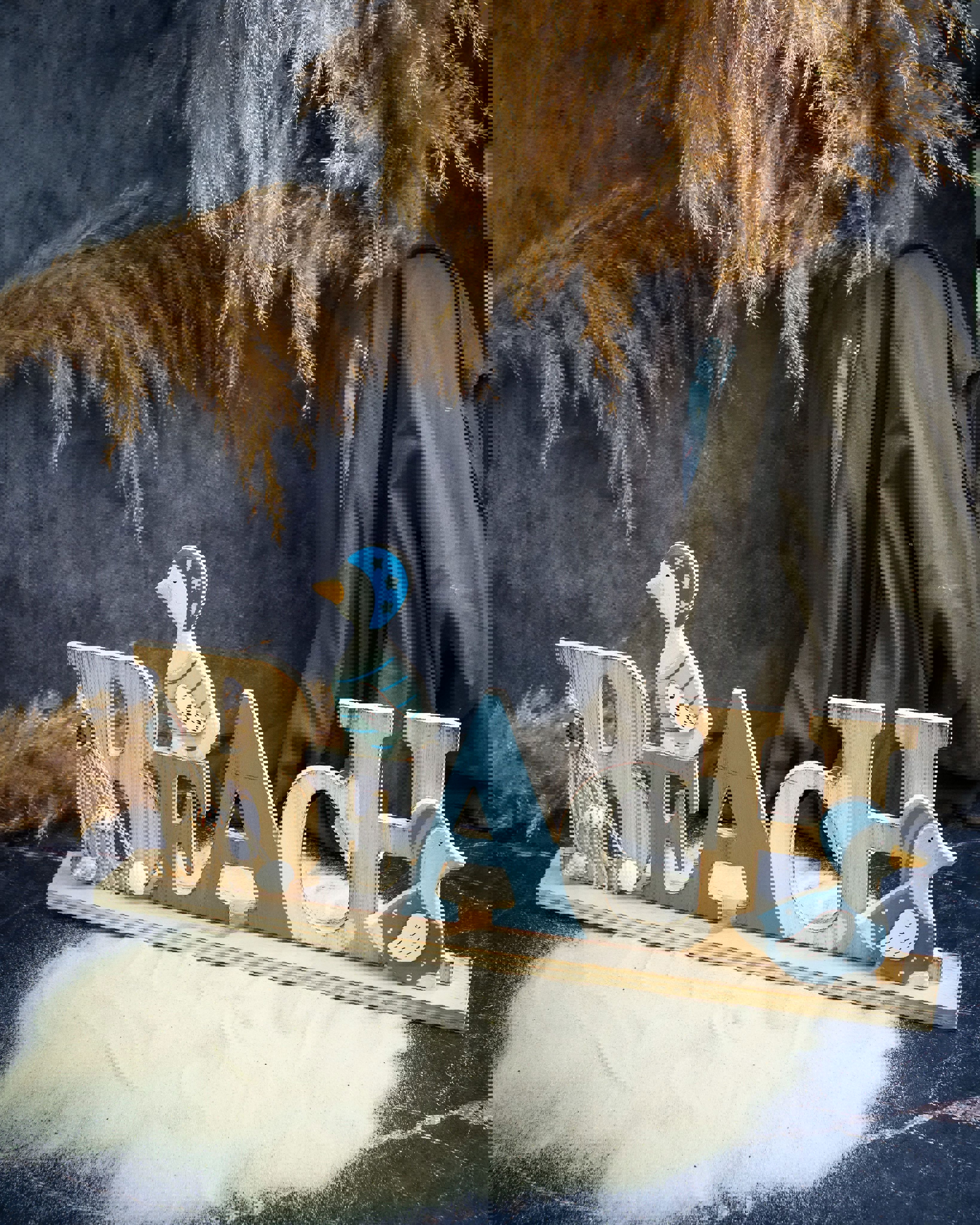 Изображение товара Beach — настольная декорация-буквы COSY & TRENDY, дерево, 40x5x17 см