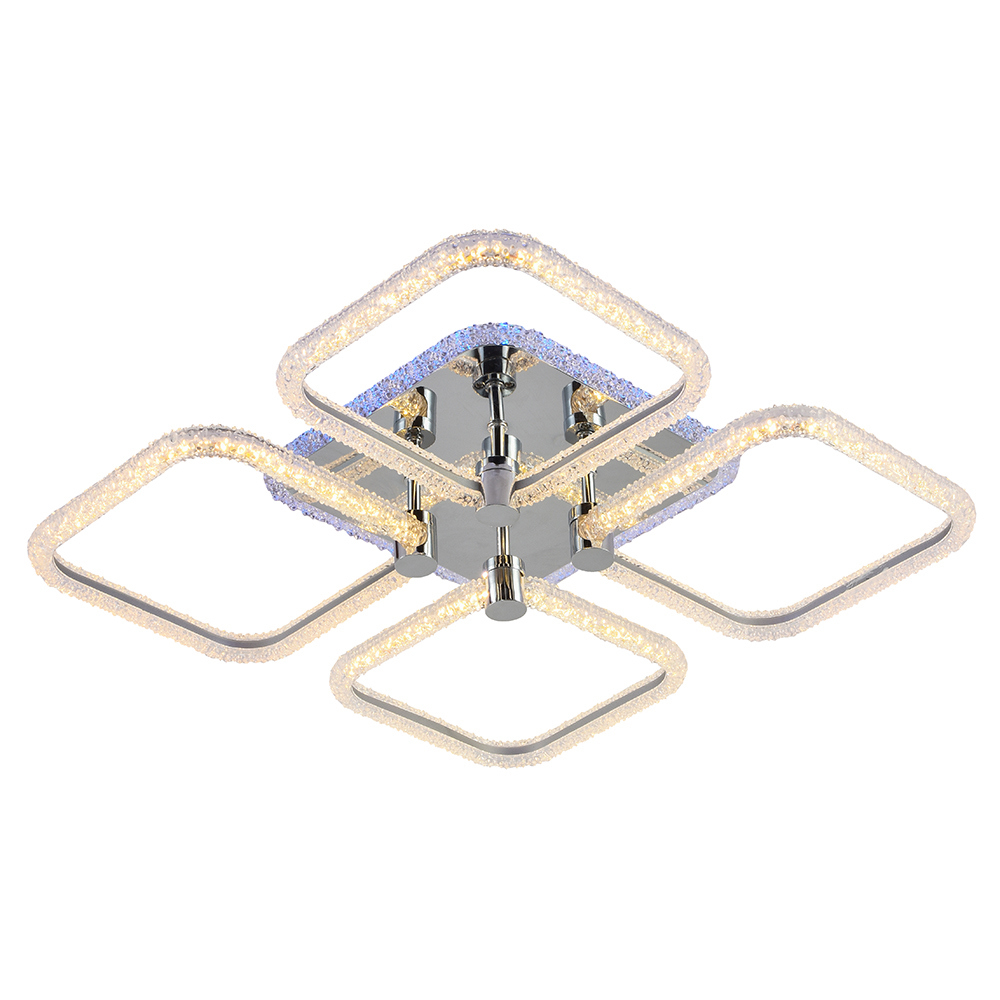 Изображение товара Потолочная светодиодная люстра Profit light 8049/4 CHR с пультом