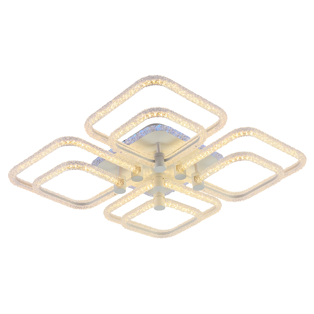 Изображение товара Современная потолочная светодиодная люстра Profit light 8049/4+4 c с пультом управления