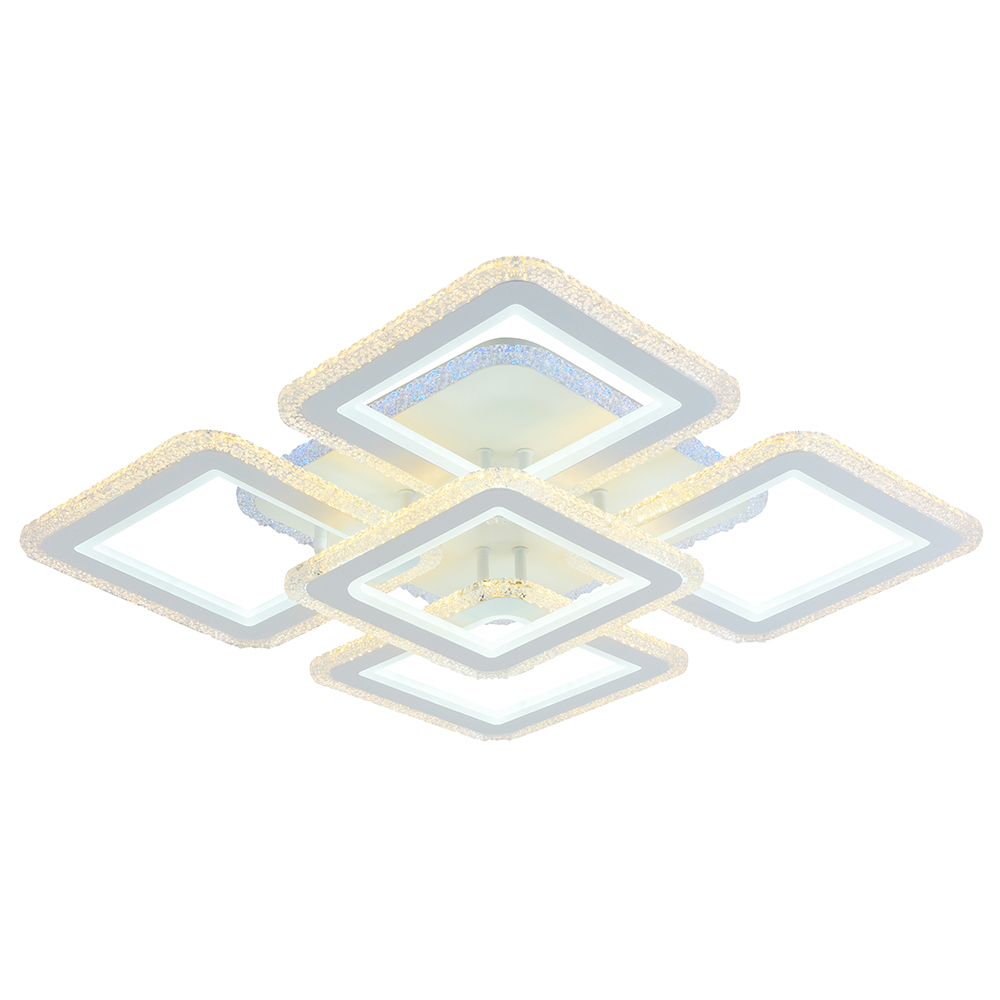 Изображение товара Люстра потолочная светодиодная Profit light 8085/4+1 с пультом управления 20 м² регулируемый белый свет цвет белый