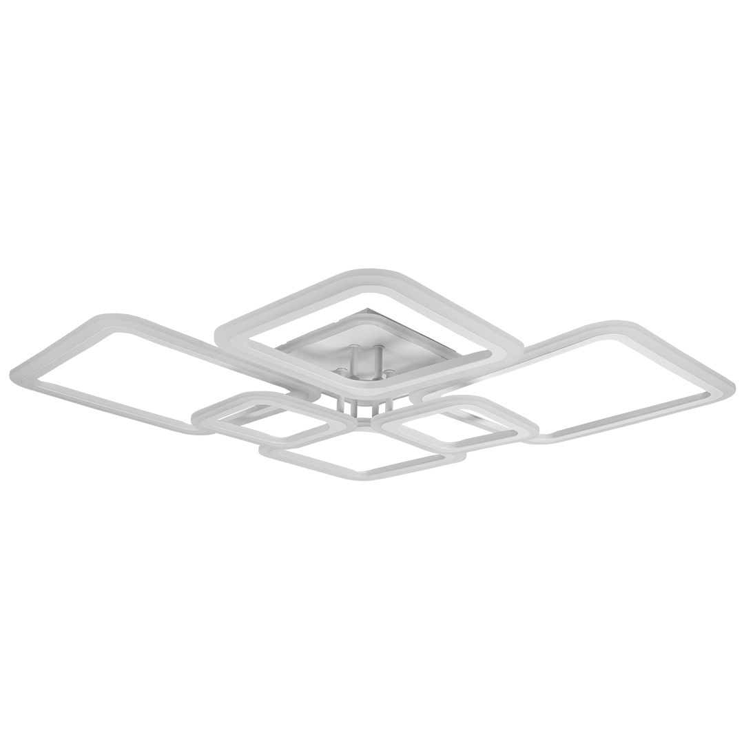 Изображение товара Светодиодная люстра потолочная Glanzen Led-0120-square-white 35 м² RGB регулируемый свет