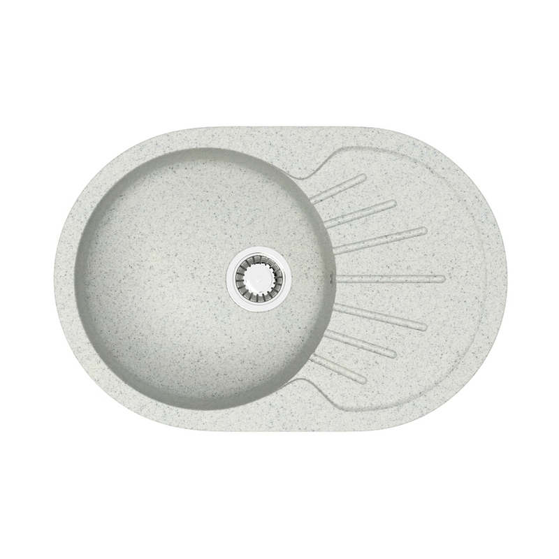 Изображение товара Врезная мойка Azario CS00079916 75x50.50x21 см искусственный камень цвет светло-серый Изображение товара Врезная мойка Azario CS00079916 75x50.50x21 см искусственный камень цвет светло-серый