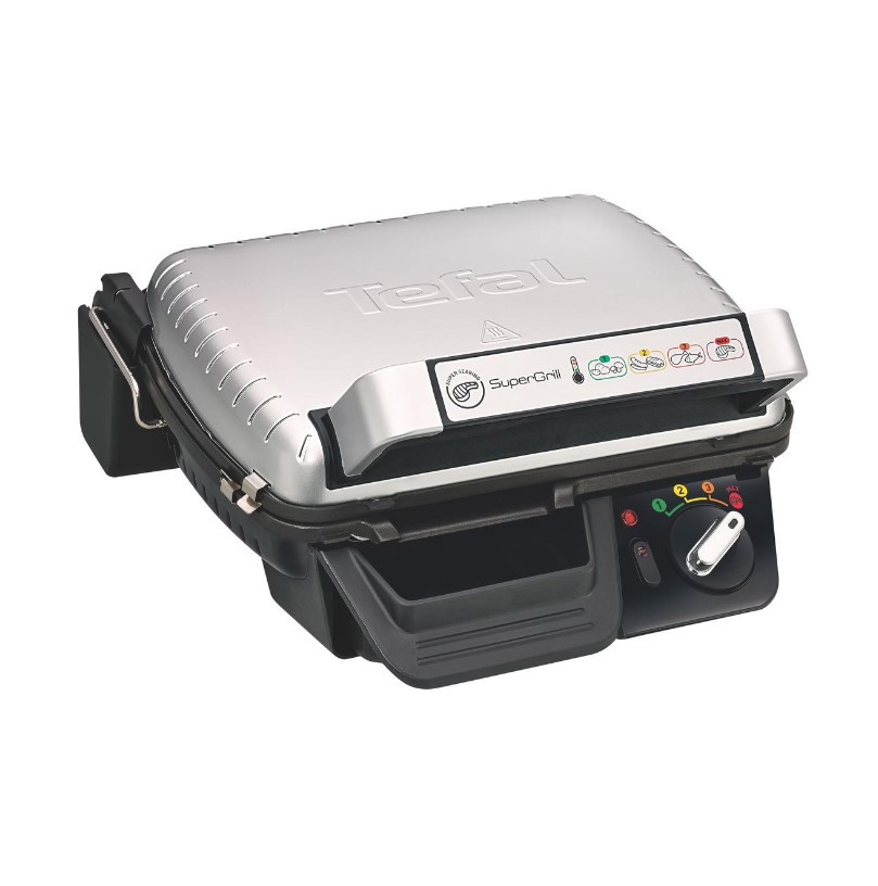 Изображение товара Электрогриль Tefal Supergrill GC450B32 2000 Вт с раздвижной функцией и антипригарными пластинами