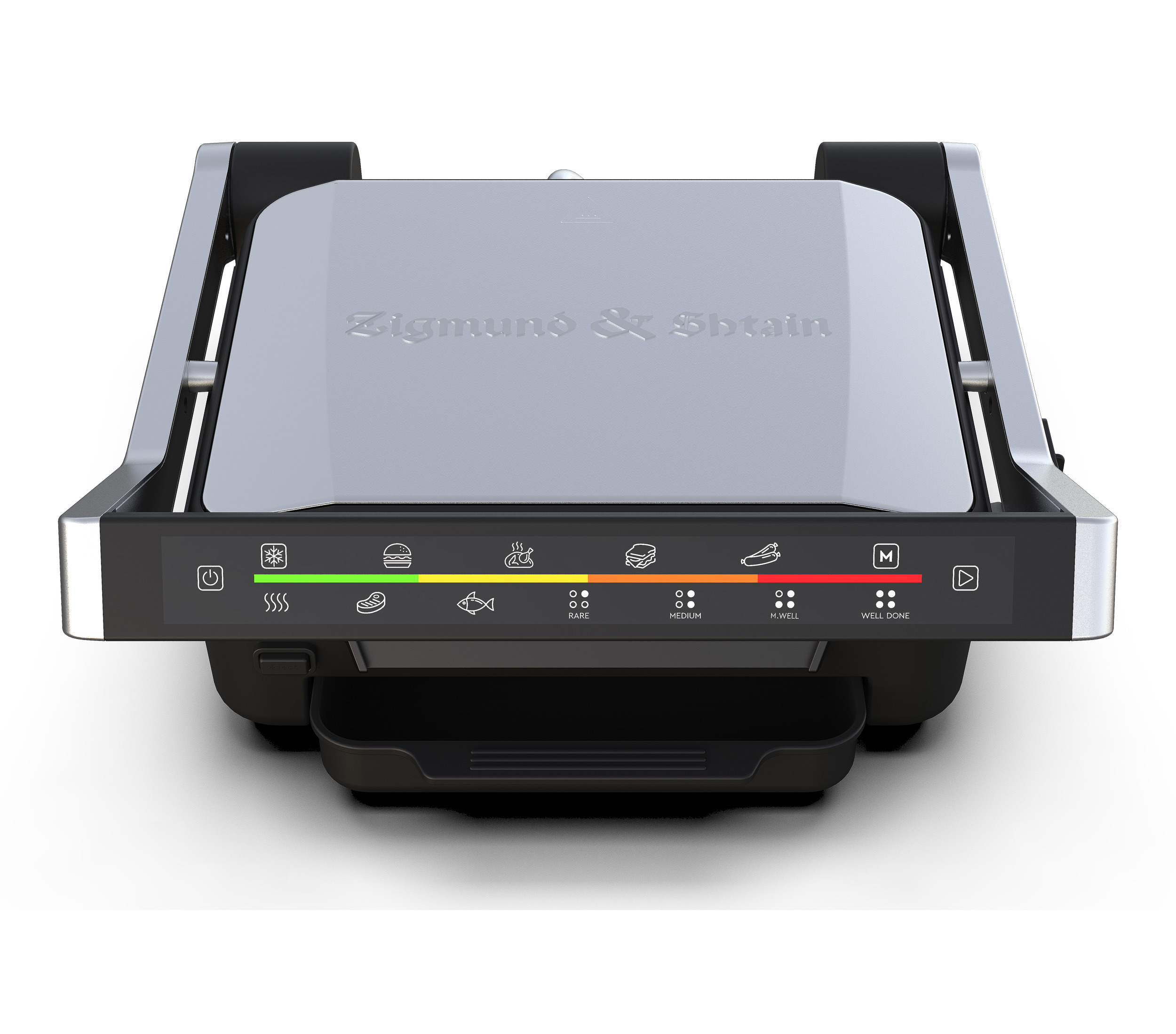 Изображение товара Гриль электрический Zigmund & shtain Grillmeister zeg-929 2000 Вт серебристый