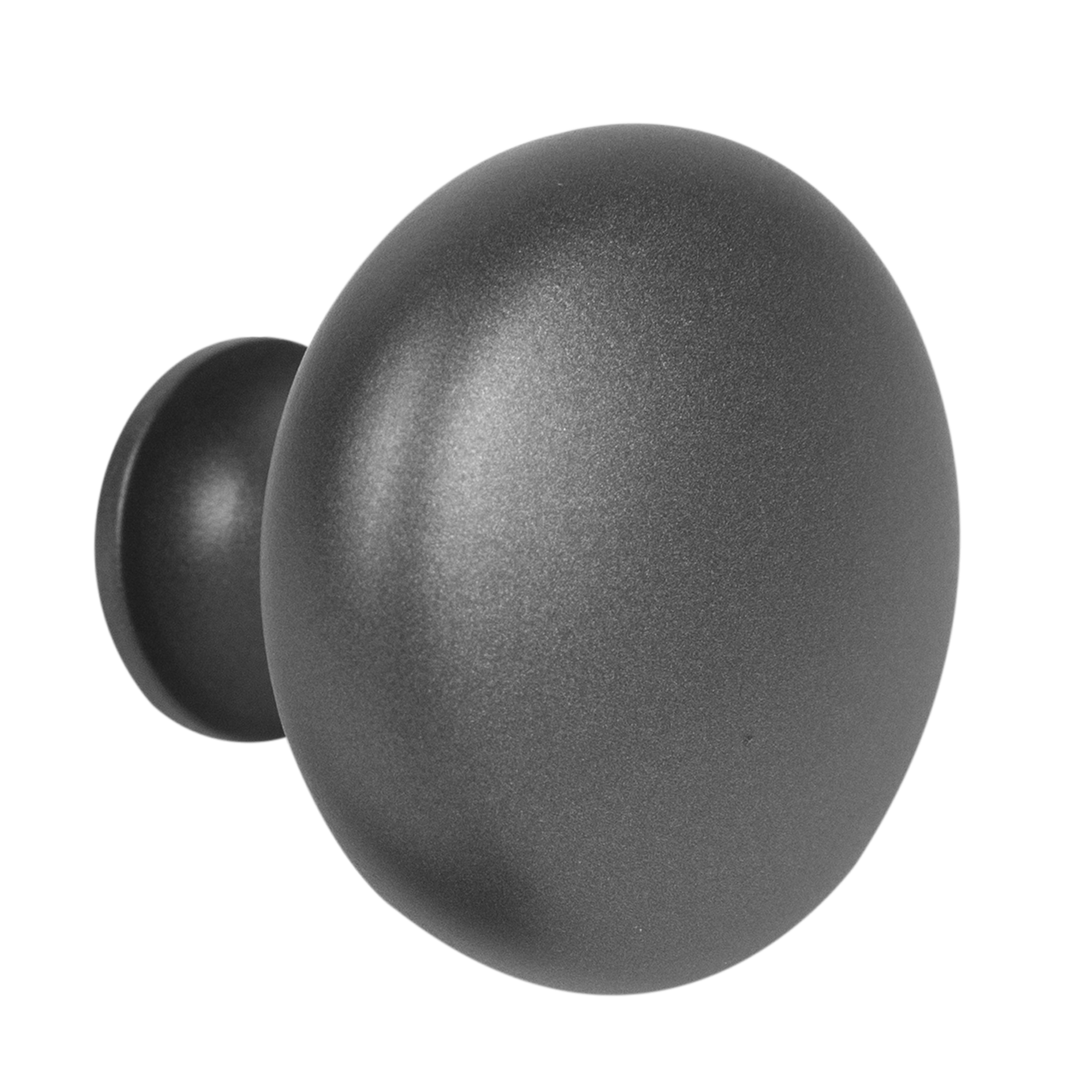 Мебельная ручка-кнопка 251 28x30 мм, цвет графит