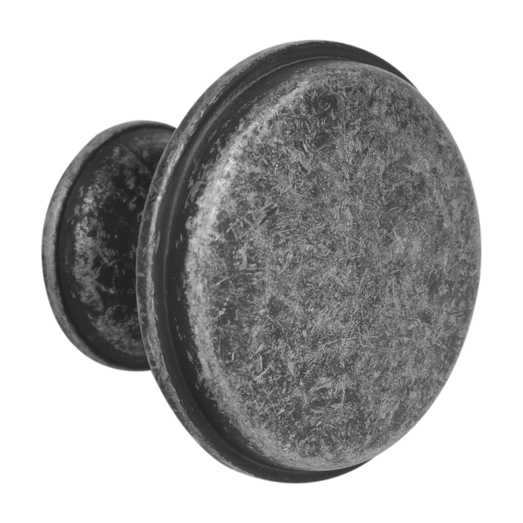 Мебельная ручка-кнопка 169 цвет серебро