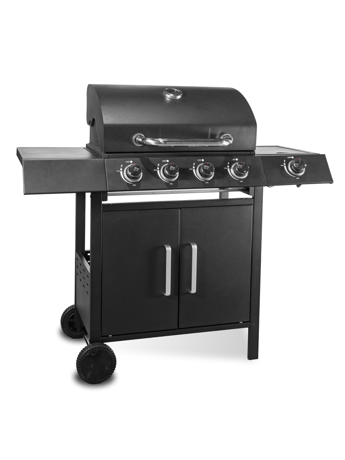 Изображение товара Гриль газовый MaxGrill QL-03 с 4 и 1 конфорками 120x48 см Изображение товара Гриль газовый MaxGrill QL-03 с 4 и 1 конфорками 120x48 см