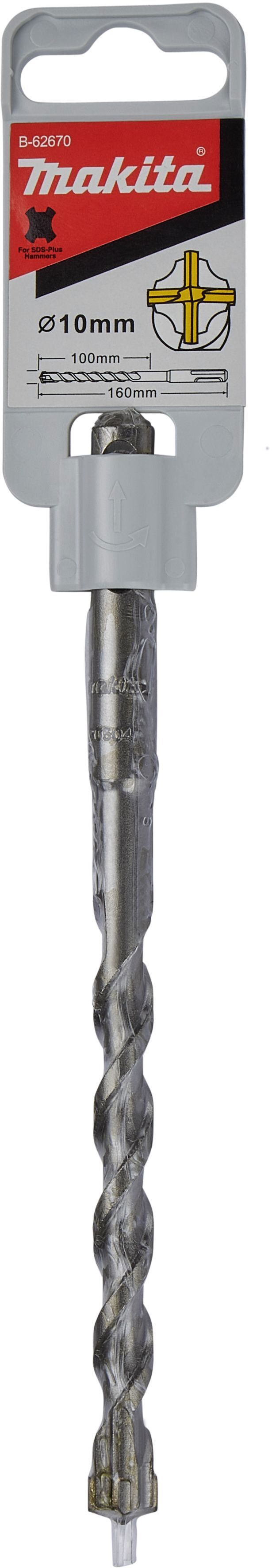 Изображение товара Бур по бетону SDS-plus 4Cutter Makita B-62670 10x160 мм