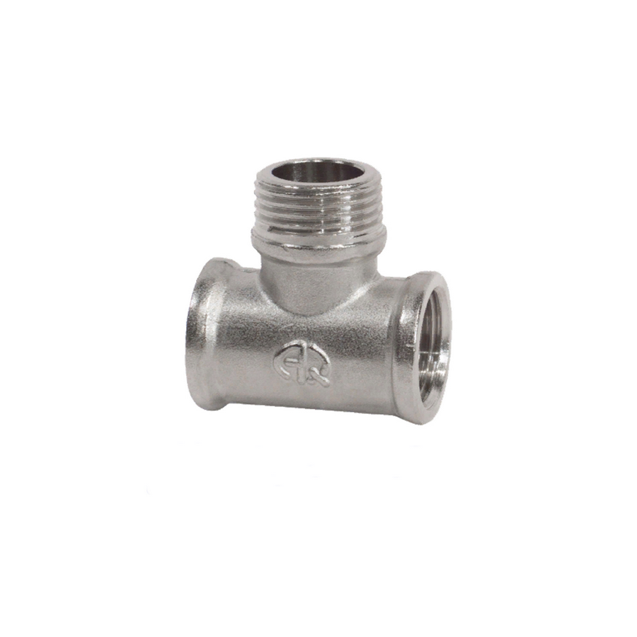 Изображение товара Тройник переходной Aqualink 3/4"x1/2"x3/4" ВР-НР латунь