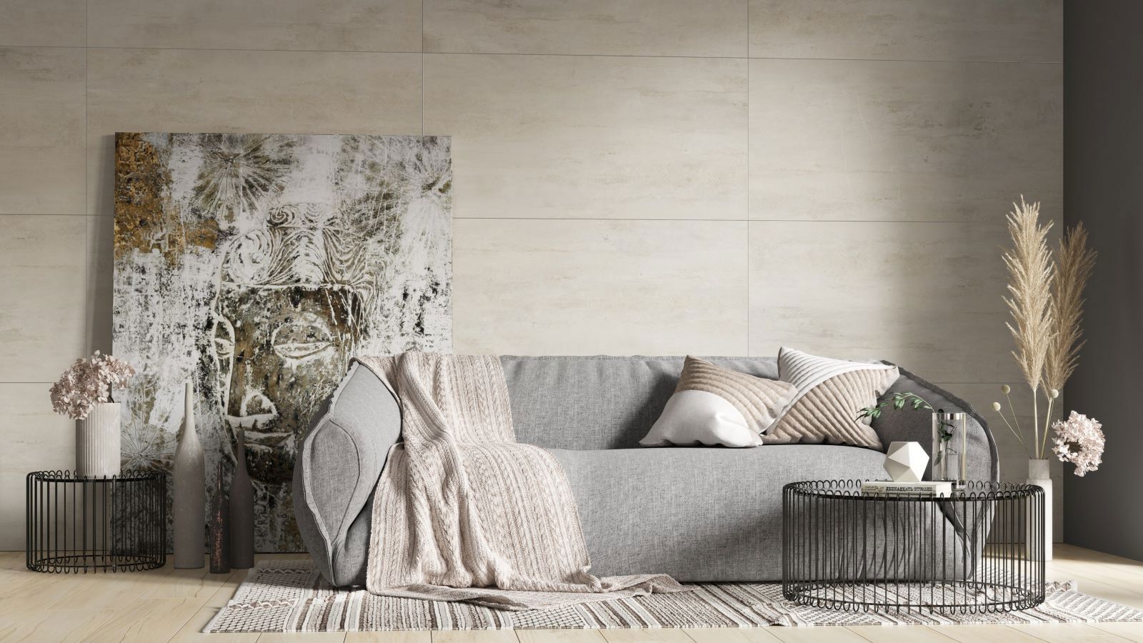 Изображение товара Керамогранит Kerranova 23 K-2010/MR 60x120 см светло-бежевый