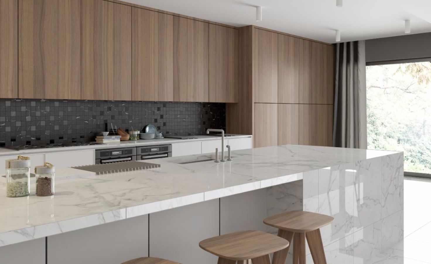 Изображение товара Керамогранит Kerranova 27 K-100/LR/60x60x10 60x60см 1.44 м² цвет каррара, цена за упаковку