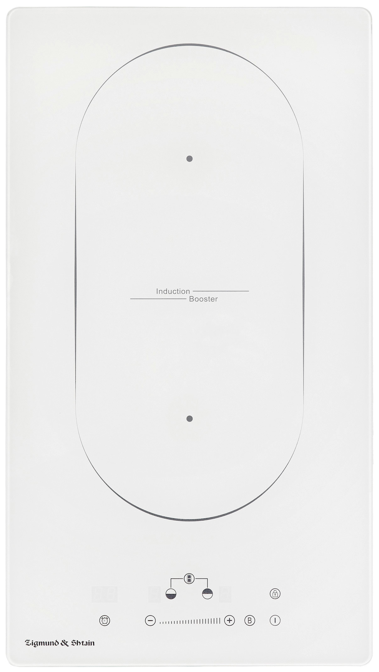 Изображение товара Стеклокерамическая варочная панель Zigmund & Shtain CI 35.3 W 2 конфорки белая