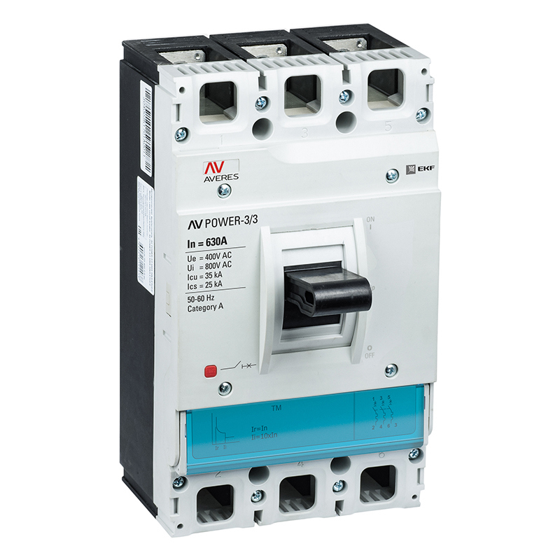 Изображение товара Автоматический выключатель Ekf AV Power-3/3 3P C630 А 35 кА mccb-33-630-TR-av Изображение товара Автоматический выключатель Ekf AV Power-3/3 3P C630 А 35 кА mccb-33-630-TR-av
