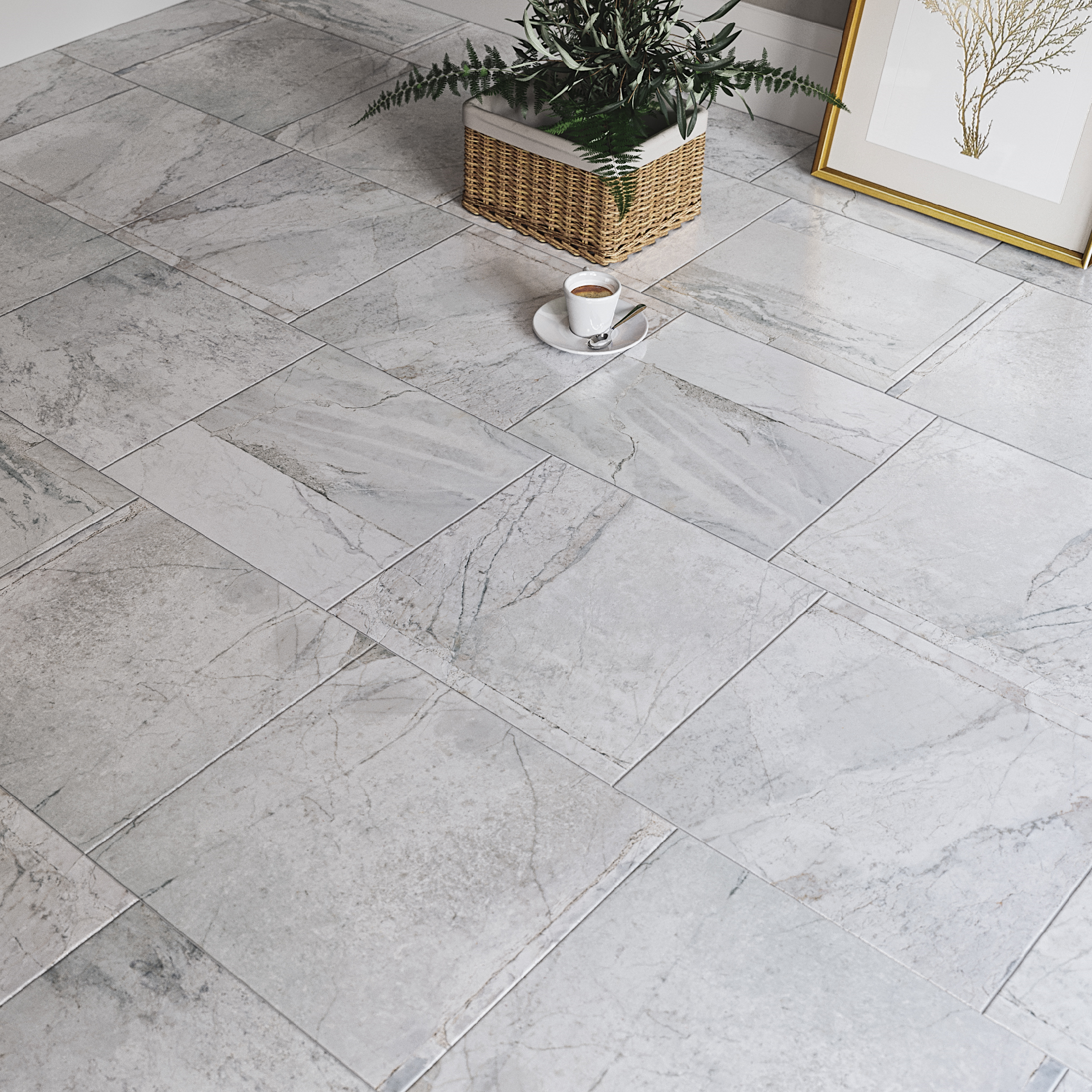 Изображение товара Керамогранит Сава GP 50x50 см 1.5 м² серый для внутренней и внешней облицовки