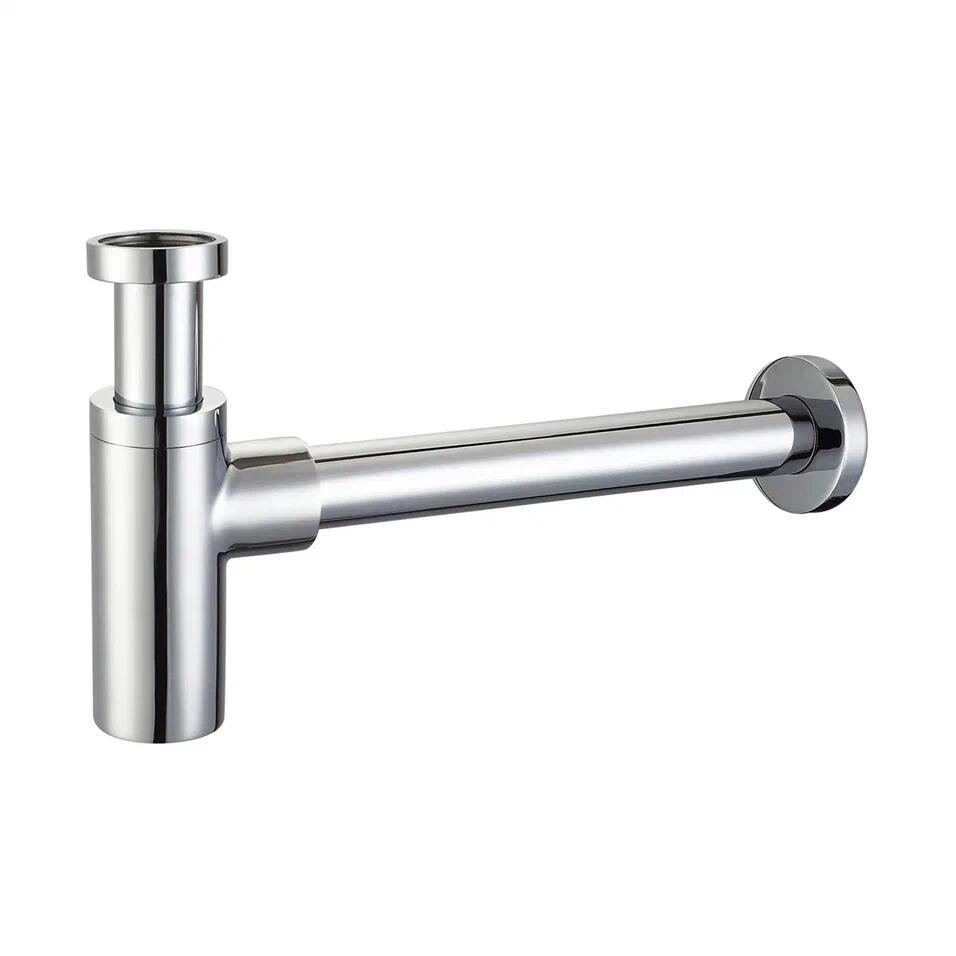 Изображение товара Сифон для раковины Rose RS22 хром латунь актуальный дизайн