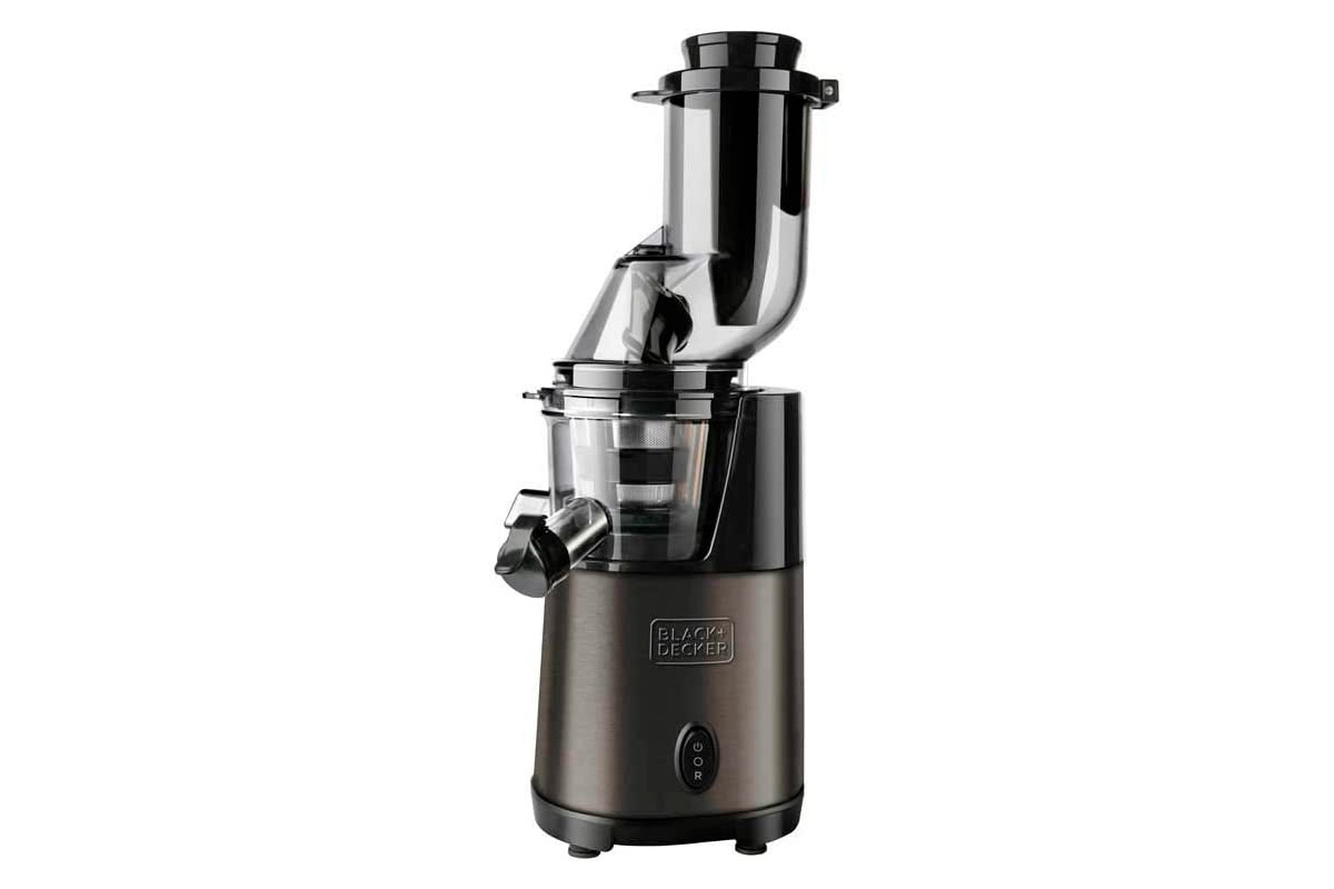 Изображение товара Соковыжималка электрическая Black + decker BXJE200E 200 Вт цвет черно-серый