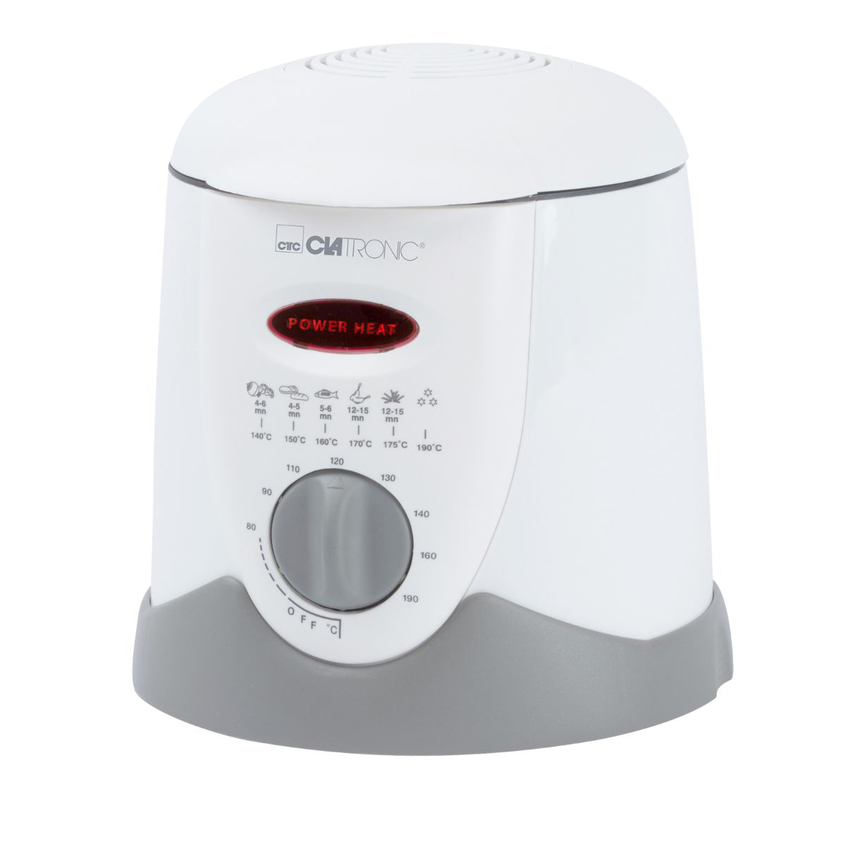 Изображение товара Электрическая фритюрница Clatronic FFR 2916 weiss-grau 1 л с фильтром и регулировкой температуры