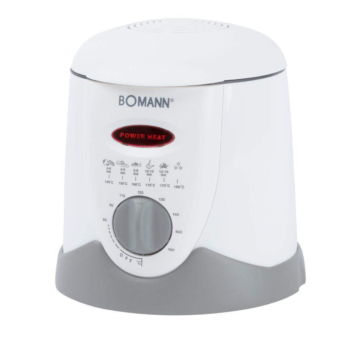 Изображение товара Электрическая фритюрница Bomann FFR 1290 CB 1л серый с регулировкой температуры