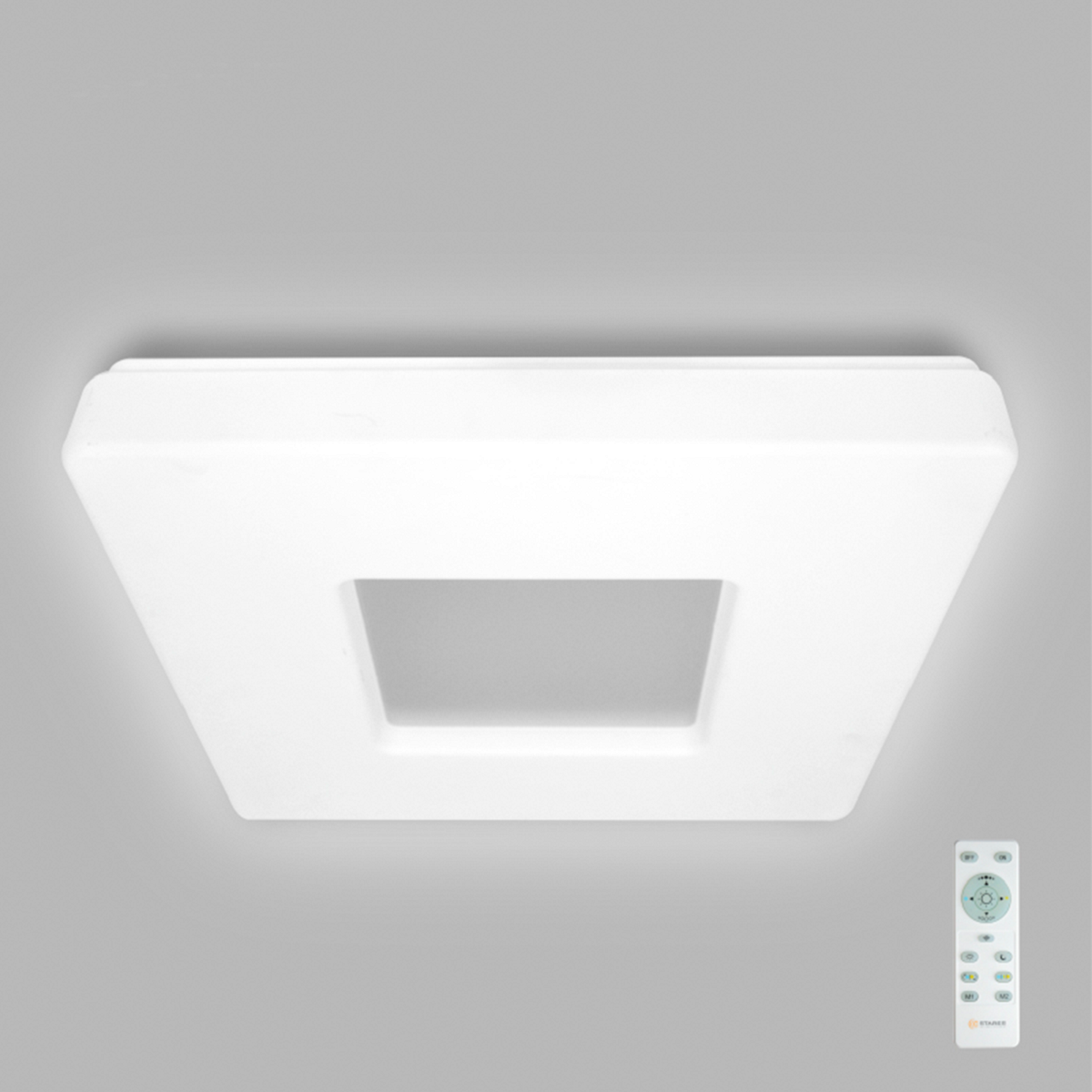 Изображение товара Светильник настенно-потолочный светодиодный Estares QUADRON с пультом управления