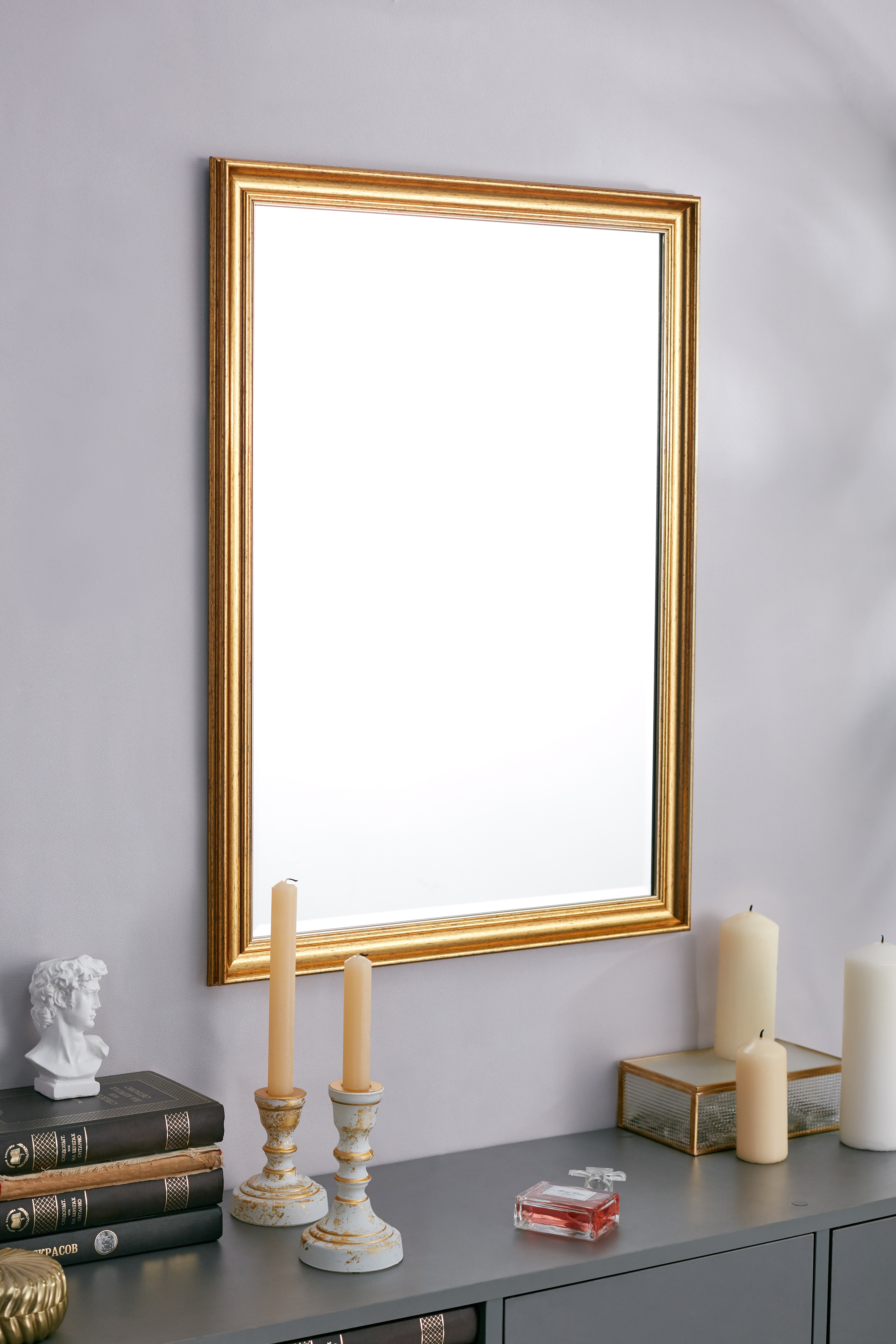 Изображение товара Зеркало декоративное Inspire Классика прямоугольное 50x70 см золото античное