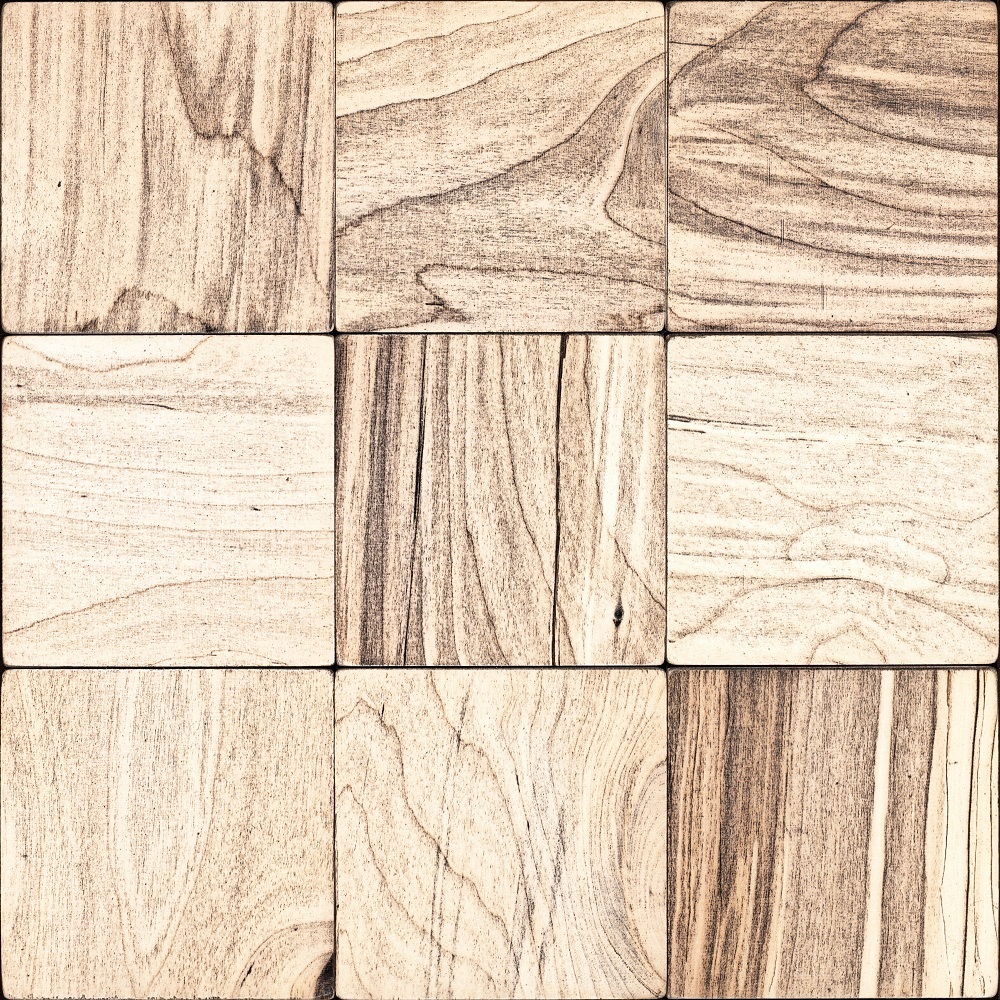 Изображение товара Деревянная мозаика СВИФТ 100x100 мм 300x300 мм