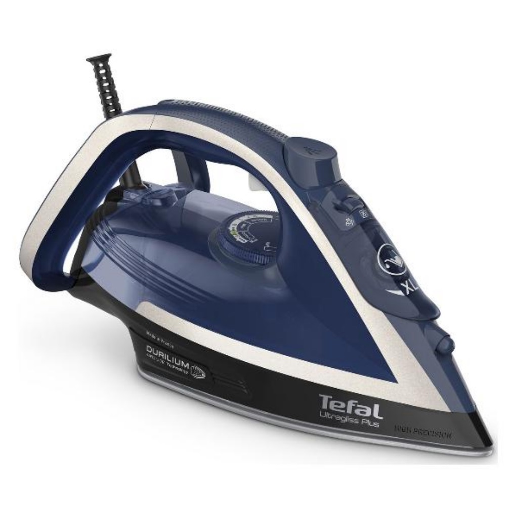 Изображение товара Утюг Tefal FV6824E0 Темно-синий с функцией вертикального отпаривания 2800 Вт