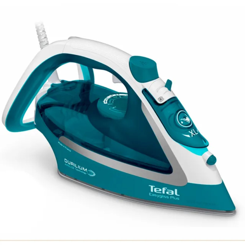 Изображение товара Утюг Tefal FV5737E0 Easygliss Plus бирюзовый мощный с системой автоматического отключения