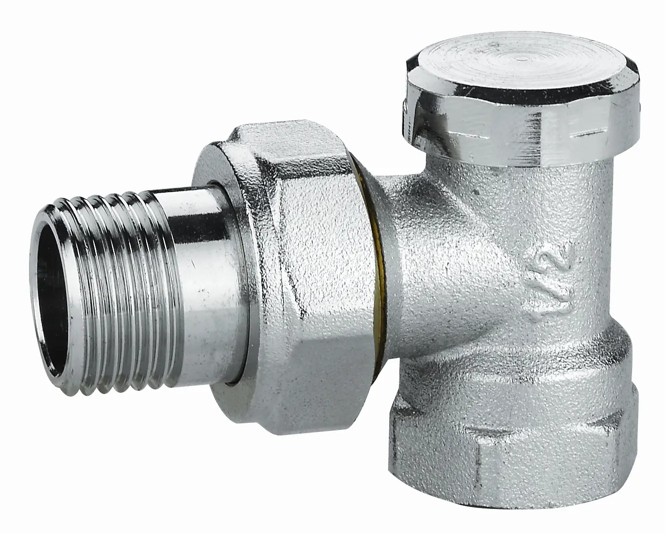 Вентиль для радиатора обратный угловой Спец 1/2" латунь