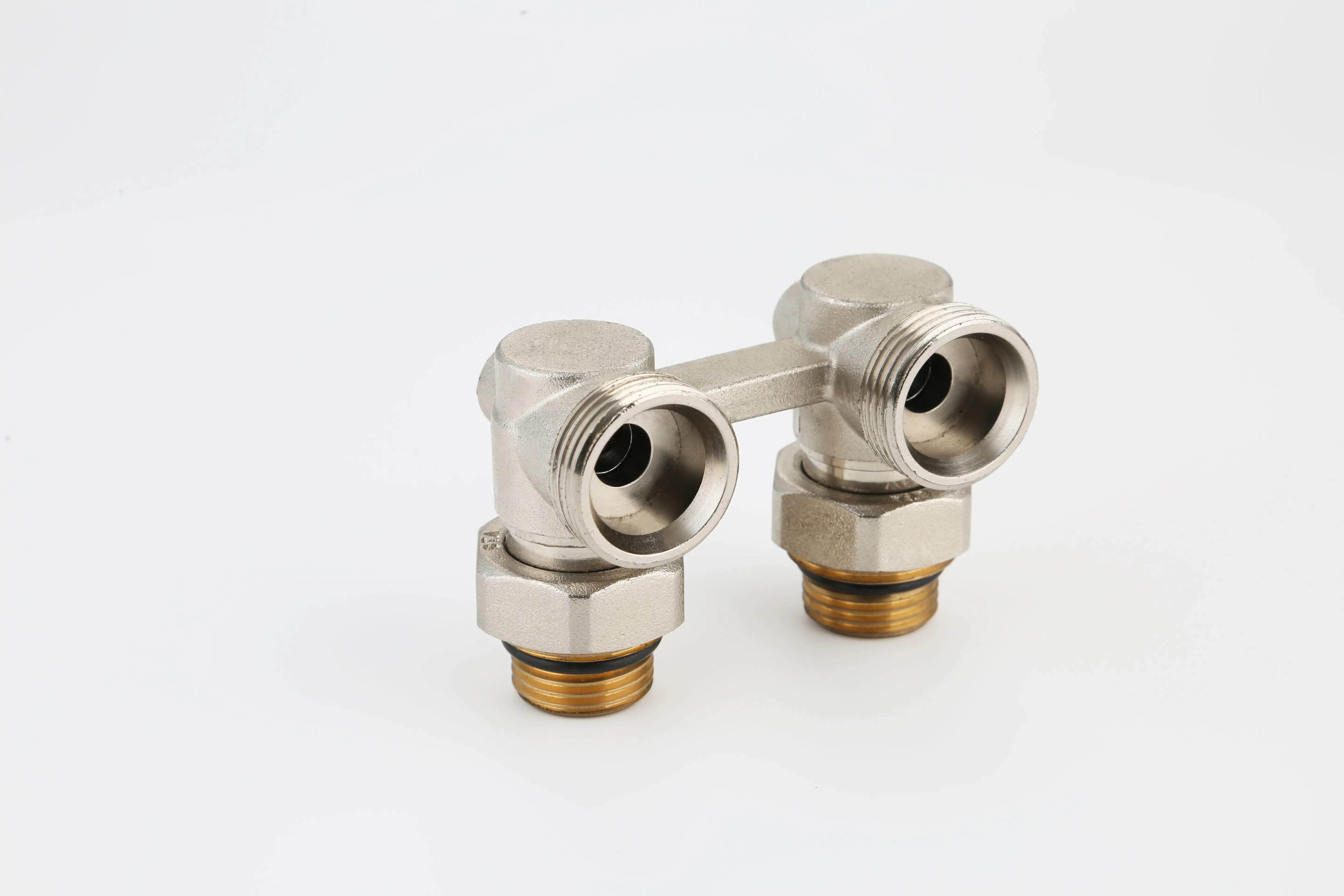 Узел нижнего подключения угловой Н-образный Спец 1/2"x3/4" латунь - 3