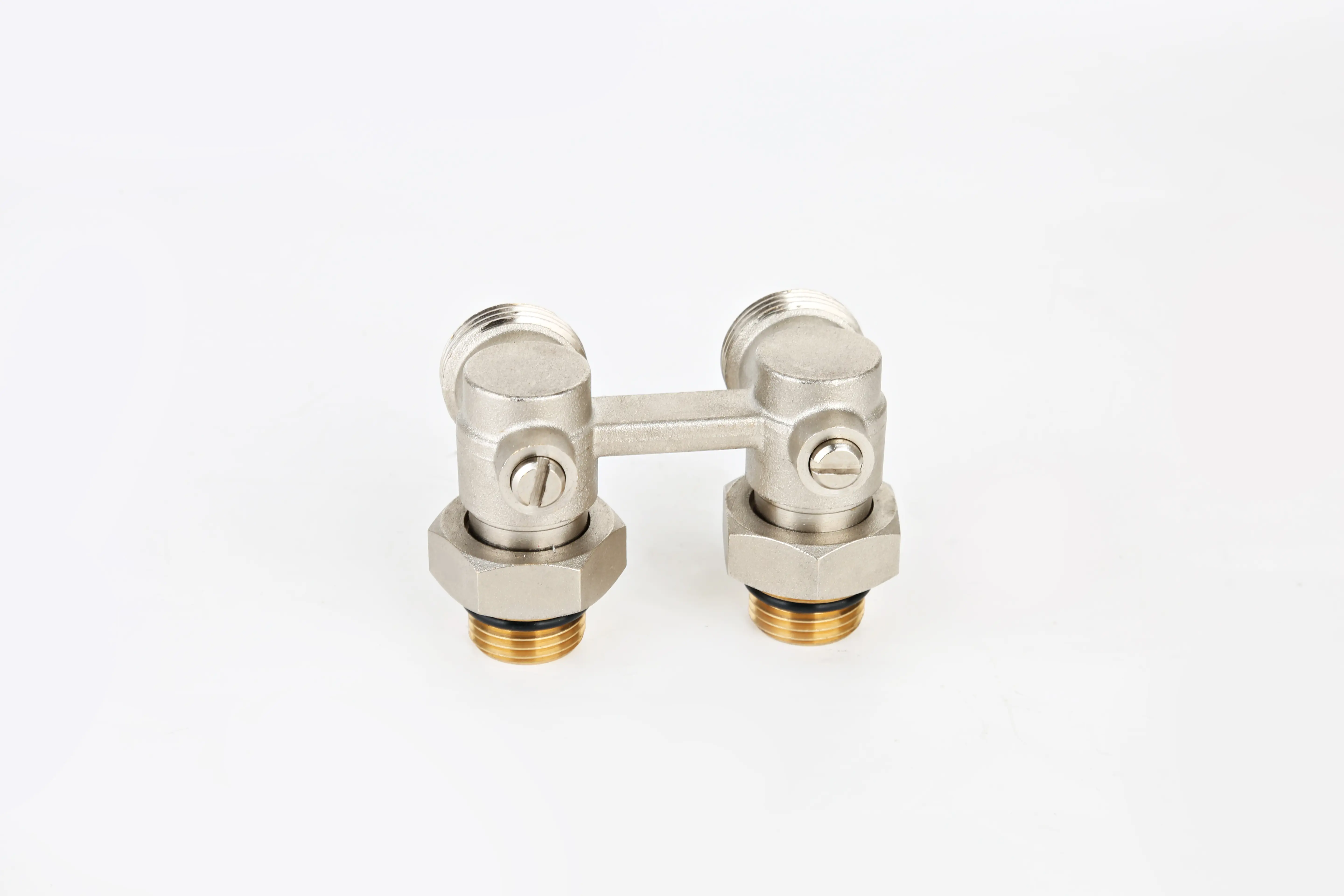 Узел нижнего подключения угловой Н-образный Спец 1/2"x3/4" латунь - 5