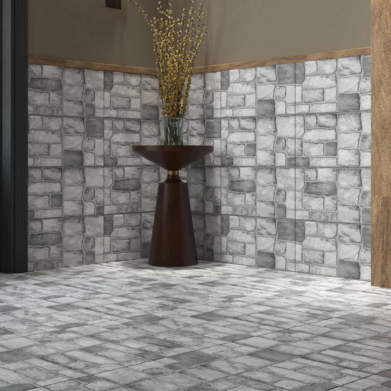 Изображение товара Керамогранит Керамин Боярд 60x30 см матовый серый