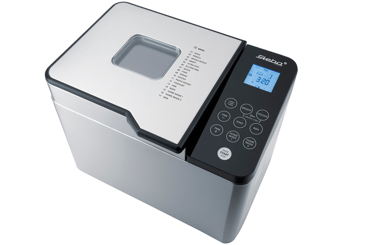 Изображение товара Хлебопечь Steba BM 2 17 программ 600 Вт цвет черно-серый
