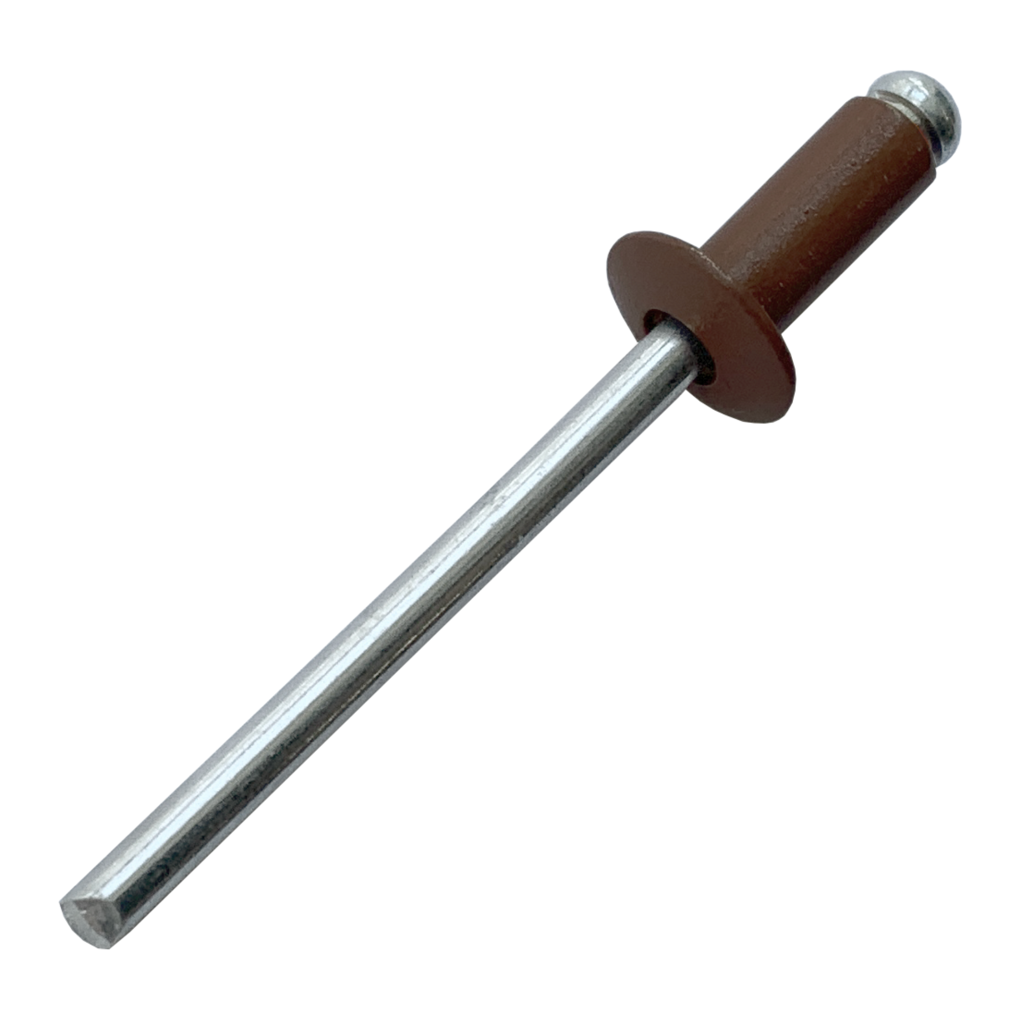 Заклепка вытяжная 3.2x8 мм цвет коричневый 50 шт.