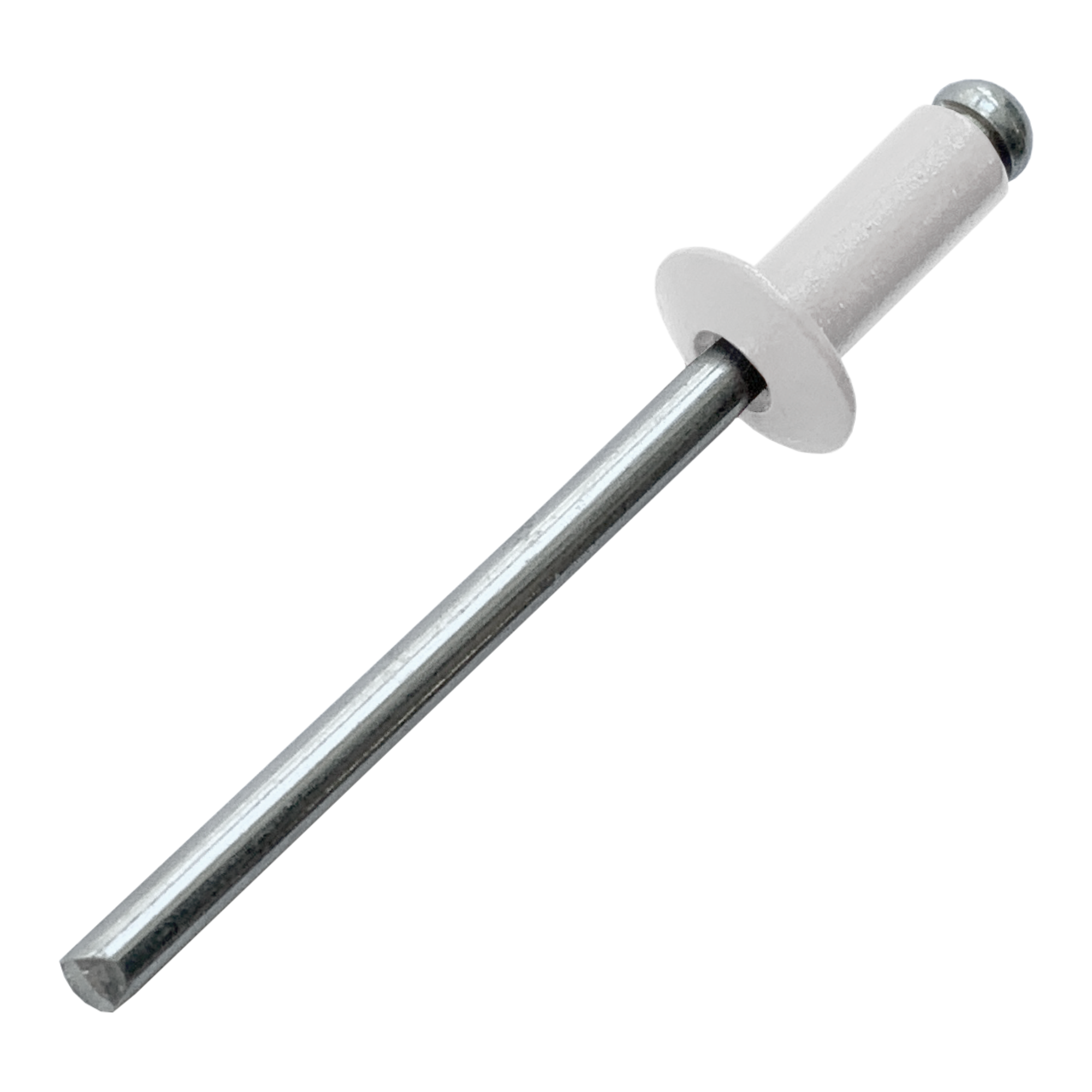 Заклепка вытяжная 4x10 мм цвет белый 50 шт.