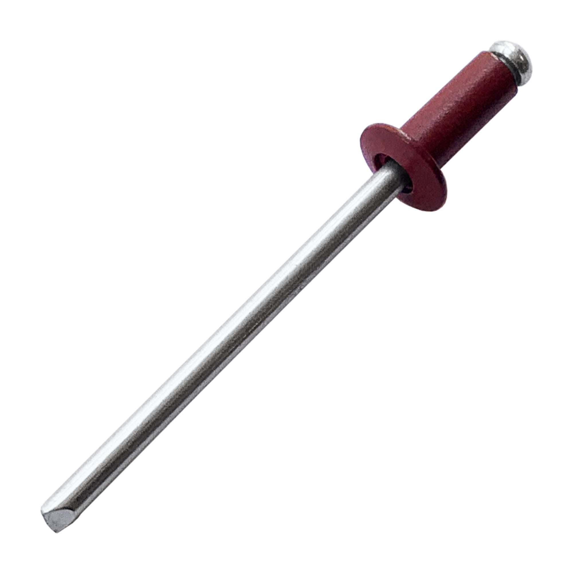 Заклепка вытяжная 4x10 мм цвет вишня 50 шт.