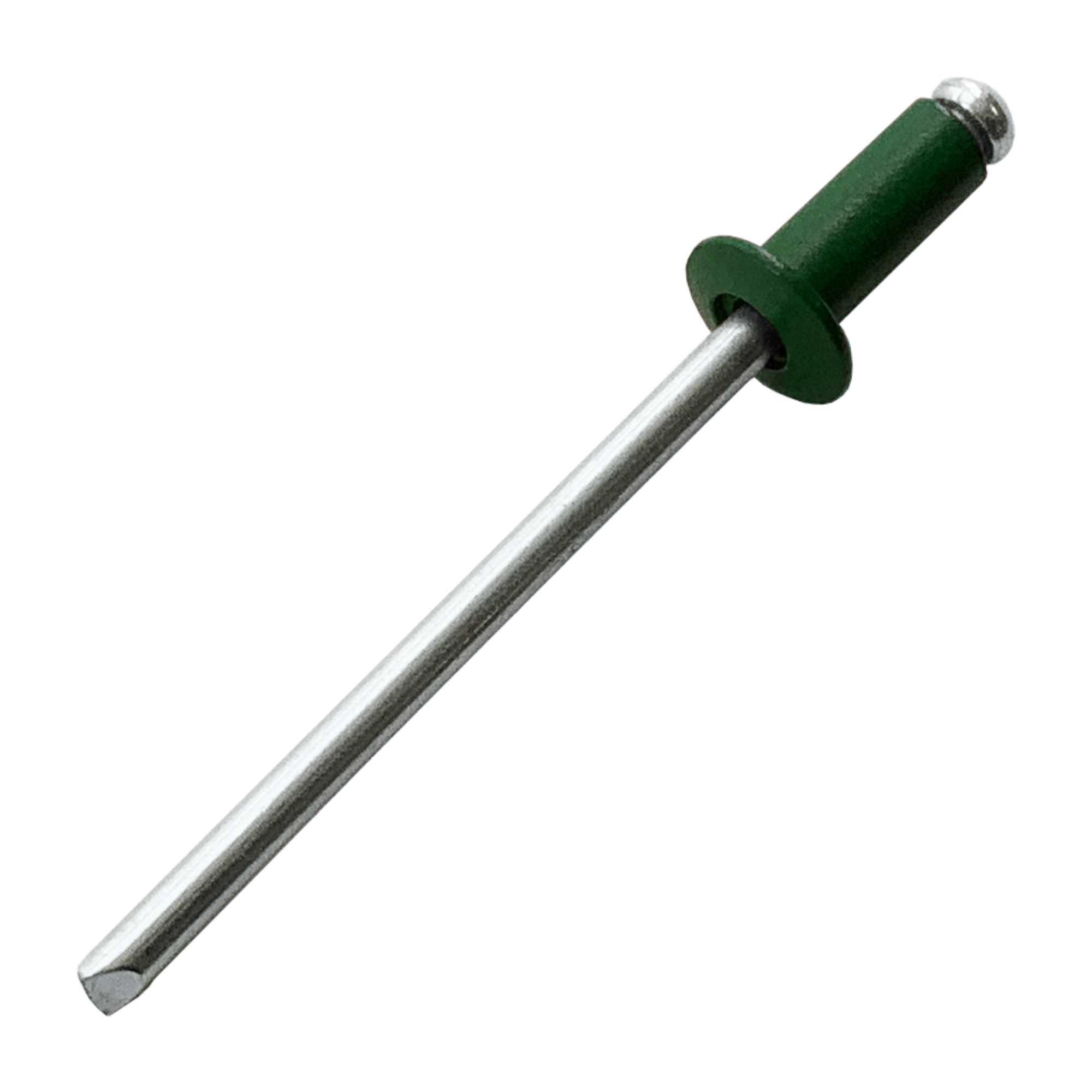 Заклепка вытяжная 4x10 мм цвет зеленый 50 шт.