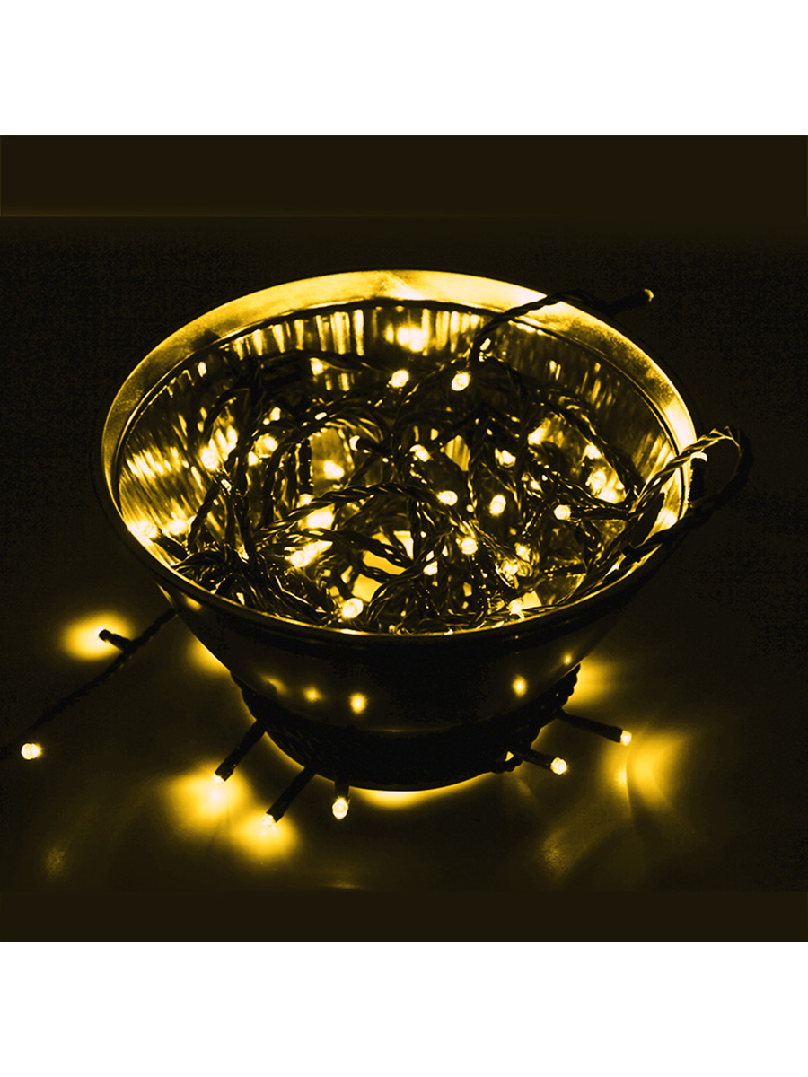 Изображение товара Электрогирлянда Neon-night 305-178 нить 10 м светодиоды золотистый IP65