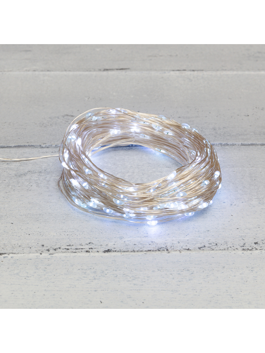 Изображение товара Электрогирлянда комнатная Neon-night 303-235 роса 100 м 1000 ламп белый 1 режимов работы