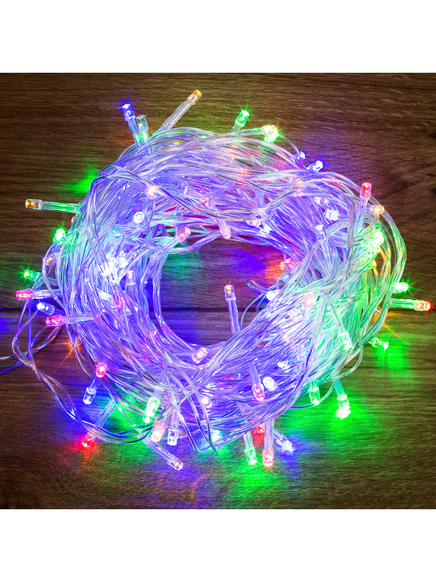 Изображение товара Гирлянда ПВХ Neon-night 304-029 10 метров разноцветная светодиодная с контроллером