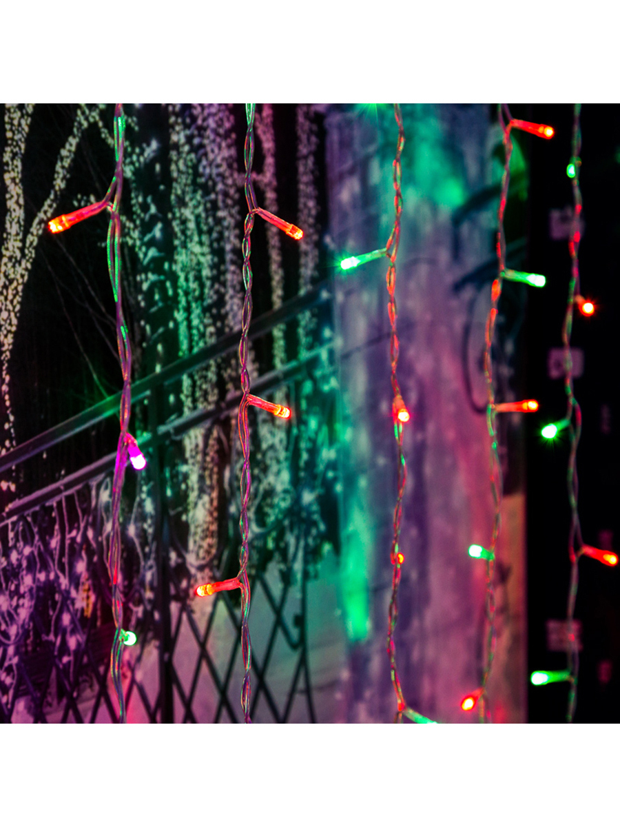 Изображение товара Гирлянда ПВХ Neon-night 235-349 разноцветный светодиодный дождь 2м
