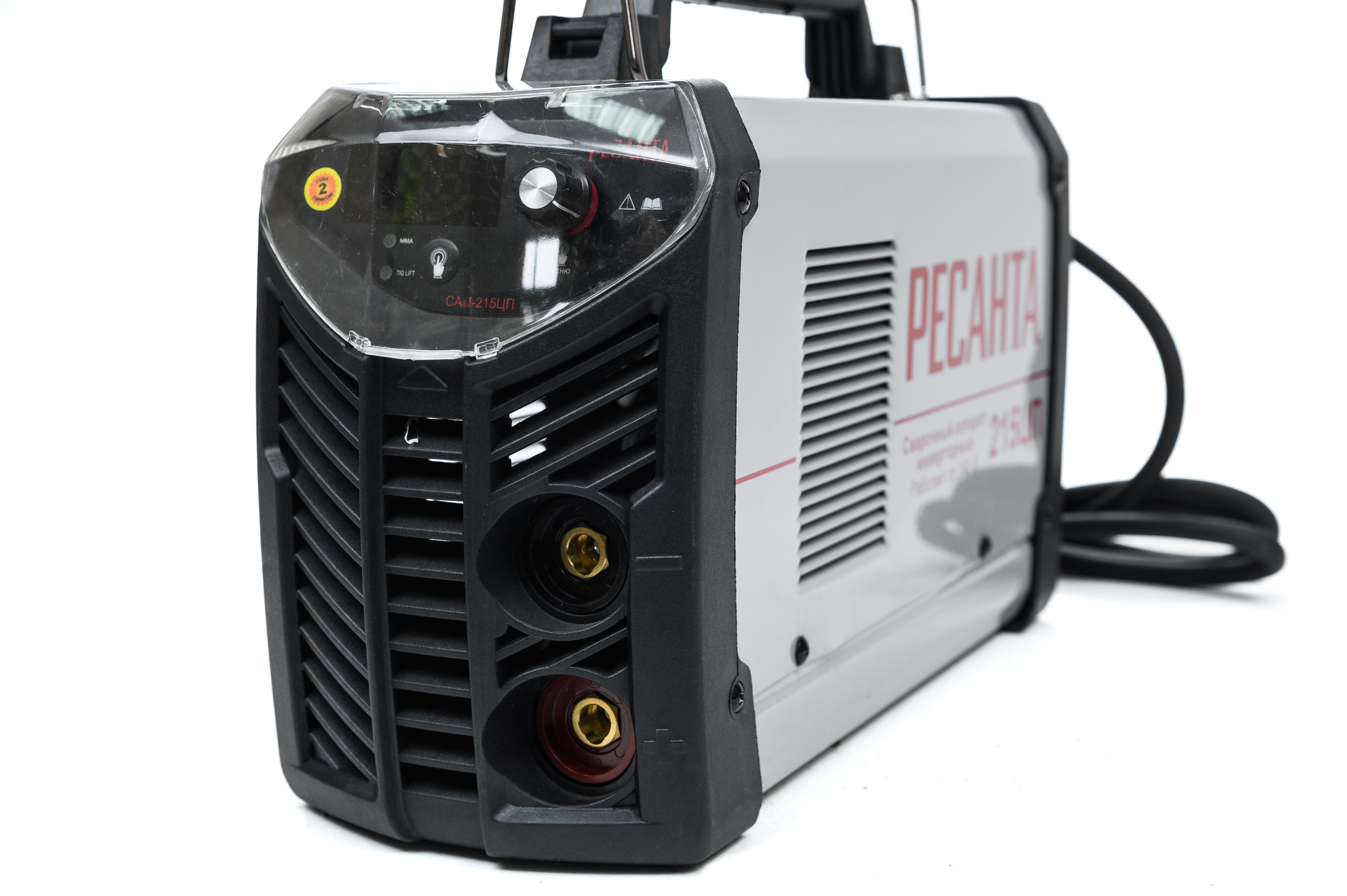 Изображение товара Сварочный аппарат инверторный Ресанта САИ215ЦП 220 А до 5 мм MMA с дисплеем