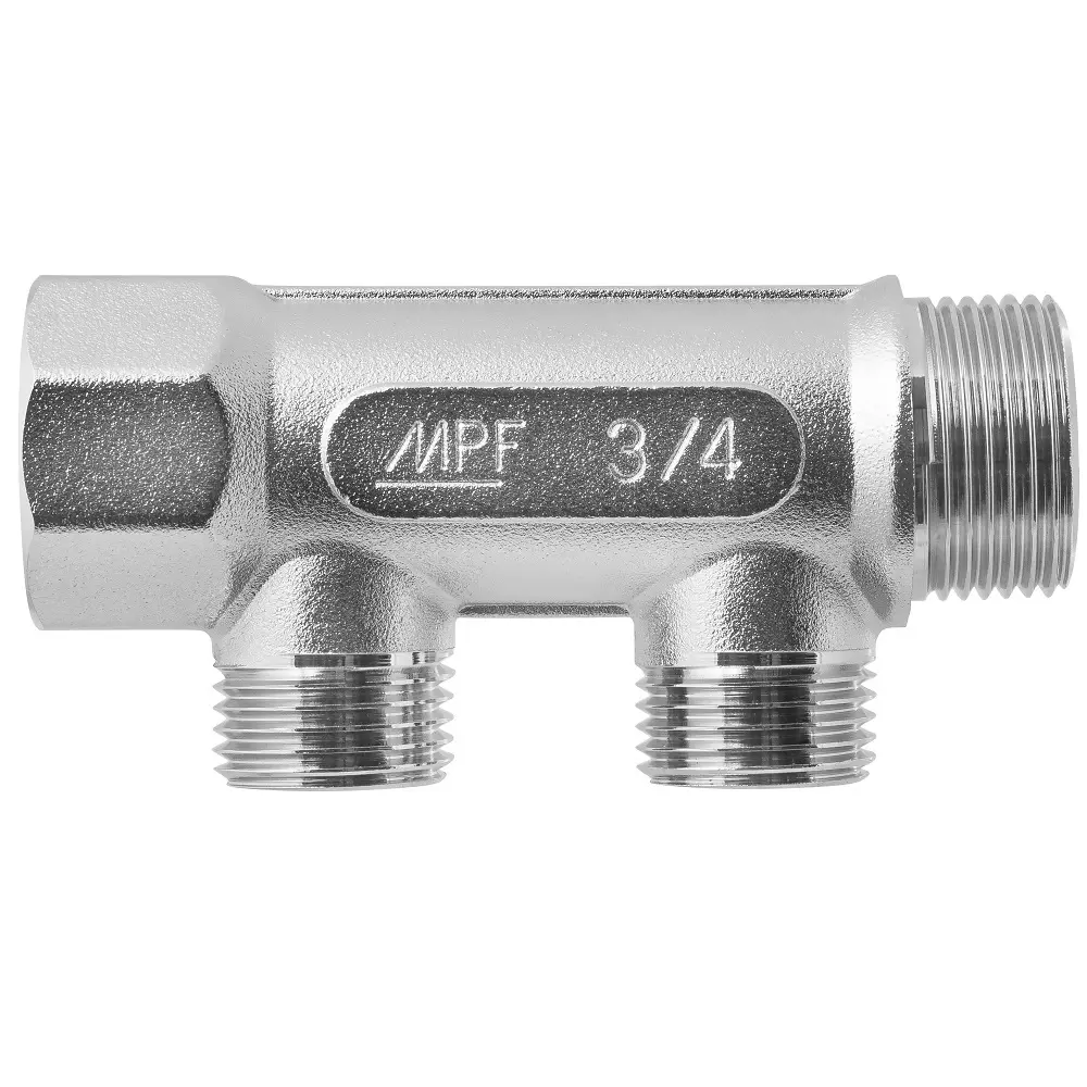 Коллектор MPF на 2 выхода 3/4"x1/2" наружная резьба - 1