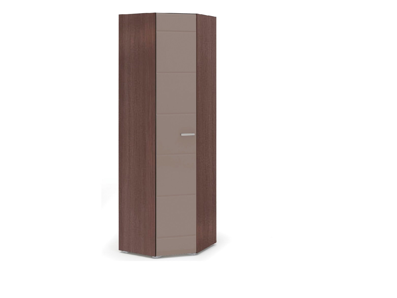 Изображение товара Шкаф распашной из МДФ цвет капучино 85x200x85 см Стендмебель