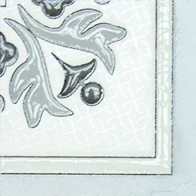 Вставка напольная угловая LB Ceramics Бьянка Каррара 10x10 см матовая цвет бело-серый мрамор