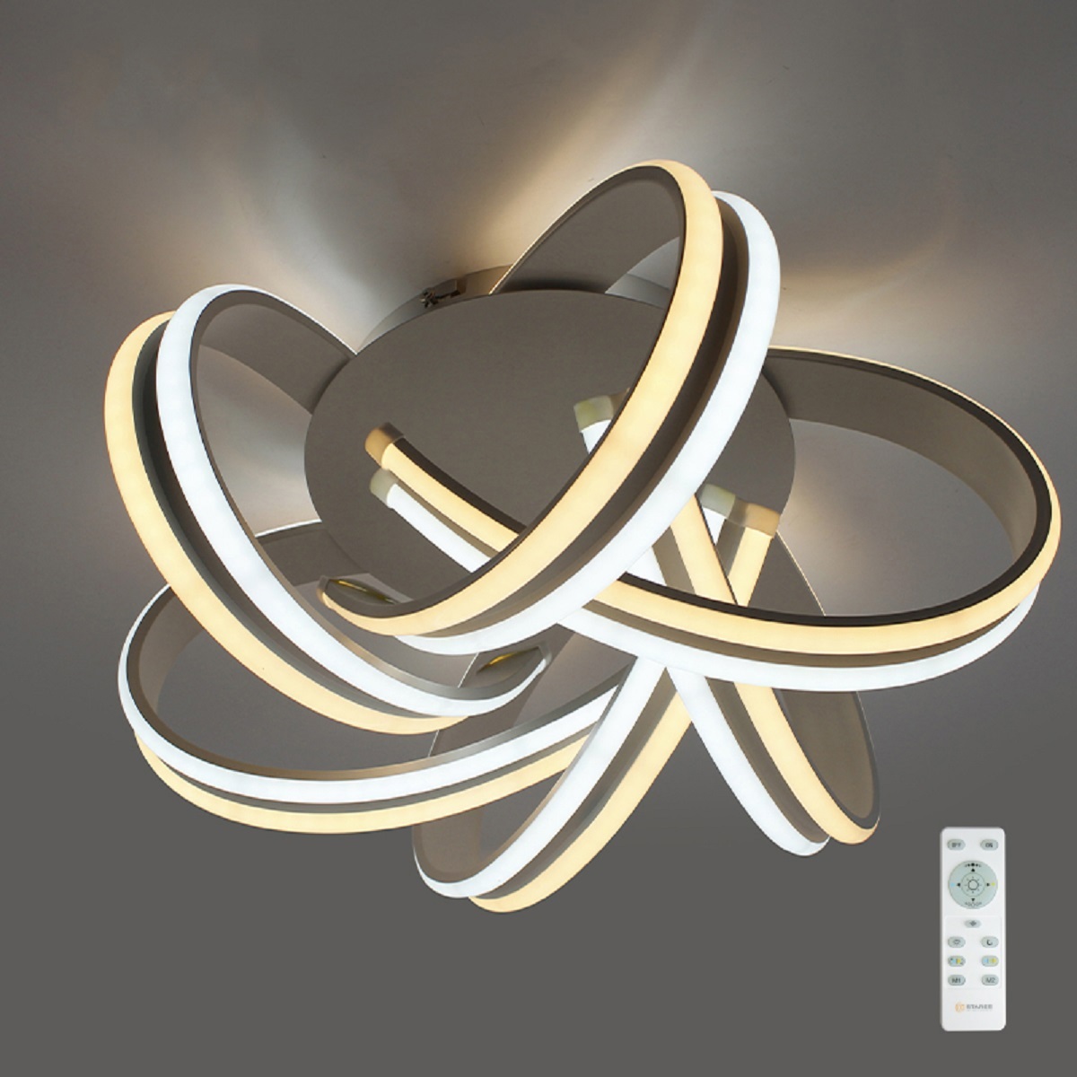 Изображение товара Люстра потолочная светодиодная ESTARES DOUBLE 170W для натяжных потолков