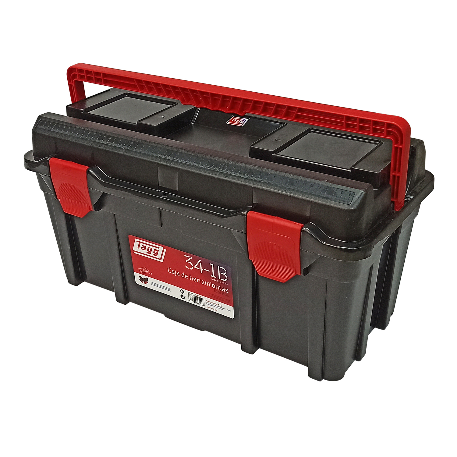 Изображение товара Ящик для инструментов Tayg TAY-134999 580x290x290 мм, прочный пластик