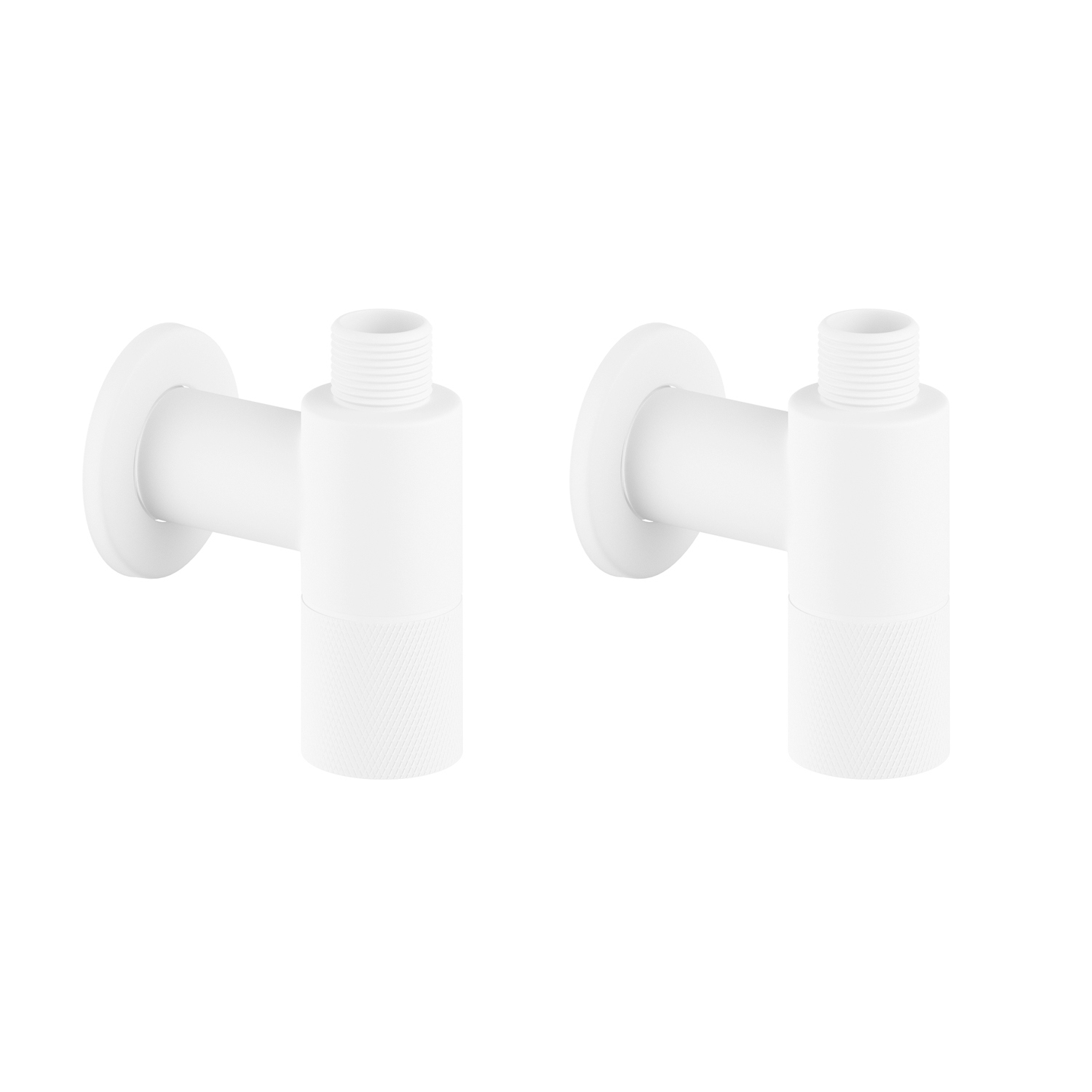 Изображение товара Угловой кран-вентиль Wellsee Drainage System 1/2, 3/8 дюймов латунь белый