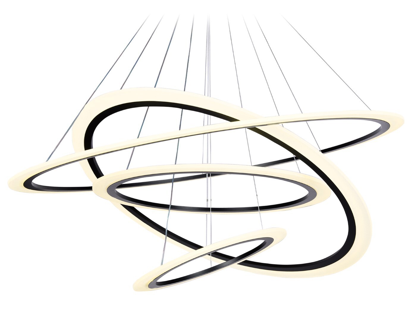 Изображение товара Современная люстра потолочная светодиодная Ambrella light FA4365 регулируемая черная