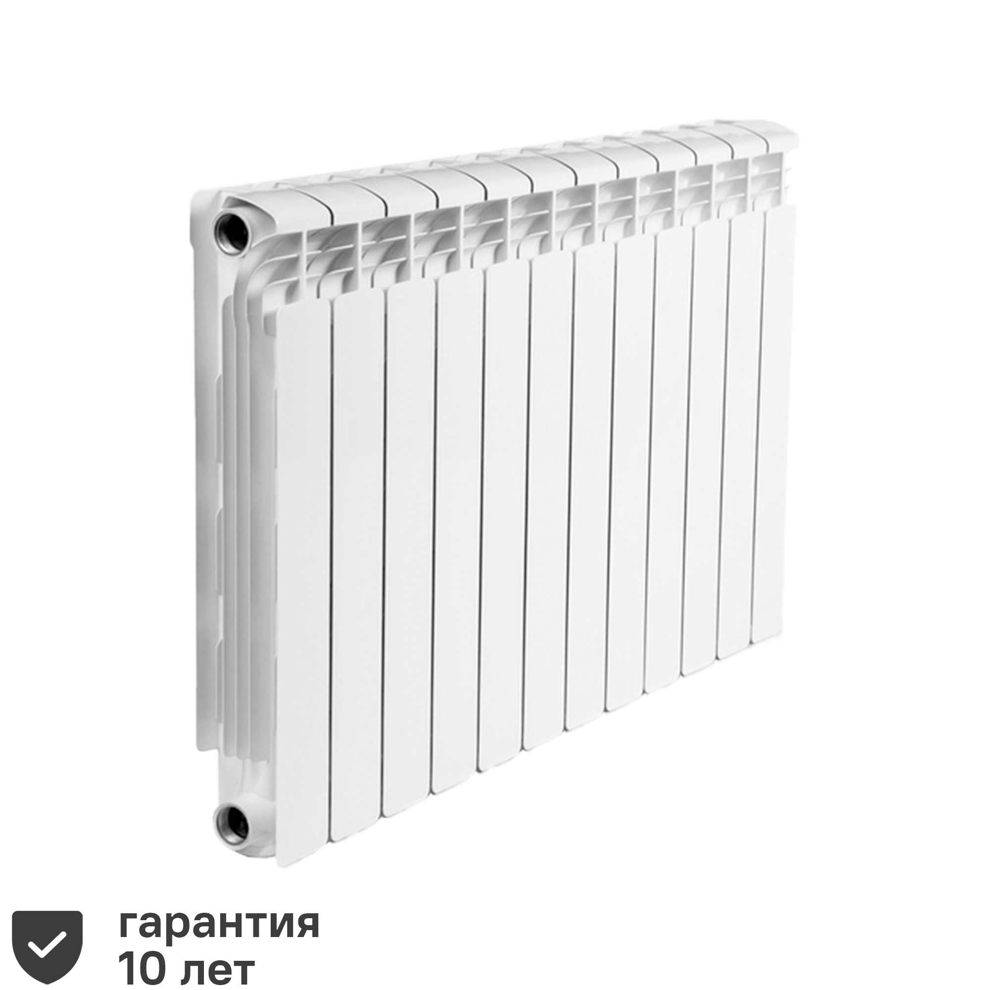 Изображение товара Алюминиевый секционный радиатор Rifar Alum RAL50012 12 секций белый